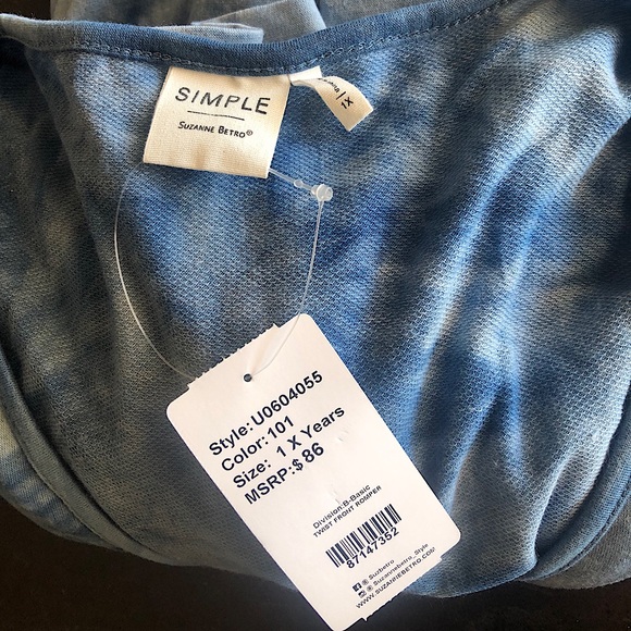 Simple by Suzanne Betro size 1x(baggie L/XL) NWT - Picture 3 of 6